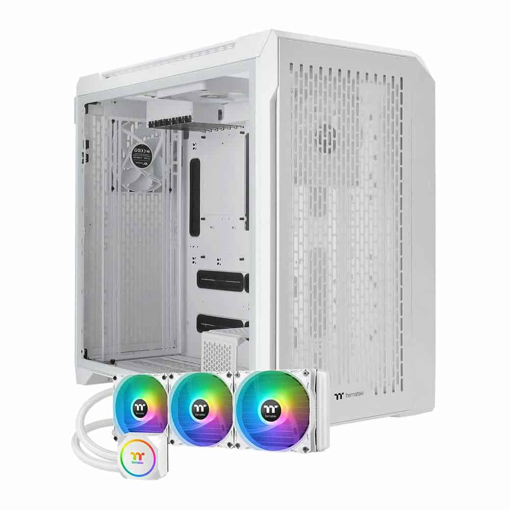 ThermalTake CTE C750 Air Snow Chassis + ThermalTake TH360 ARGB Sync Snow AIO Bundle